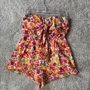 Floral Women's Romper